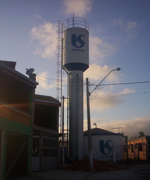Caixa de água em Jundiaí