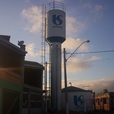 Caixa de água em Jundiaí